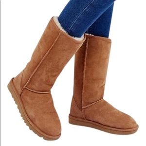 UGG classic tall boots in chestnut